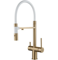 Смеситель Rose R958G золотой сатин