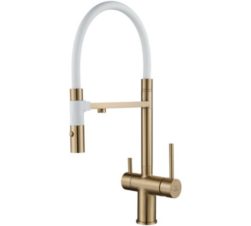 Смеситель Rose R958G золотой сатин