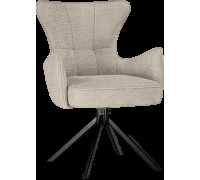 Стул с подлокотниками Woodville Atlanta поворотный бежевый/черный