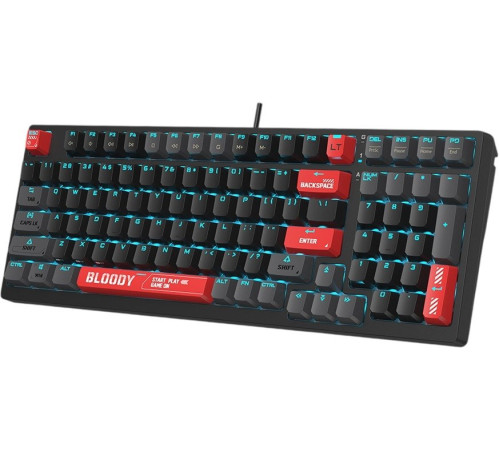 Клавиатура A4Tech Bloody AT98 черный/красный