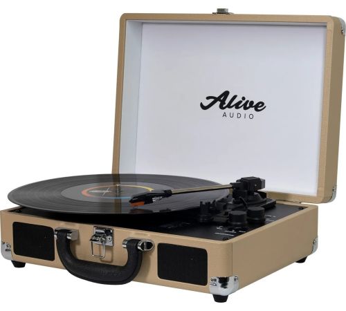 Виниловый проигрыватель Alive Audio Glam Latte