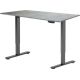 Стол с регулировкой высоты ErgoSmart Electric Desk Light 1200х650х18 мм бетон Чикаго/черный