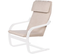 Кресло-качалка Мебелик Малави твист 02/береза белая