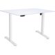 Стол с регулировкой высоты ErgoSmart Electric Desk Slim 1380х800х18 мм ясень тронхейм/белый