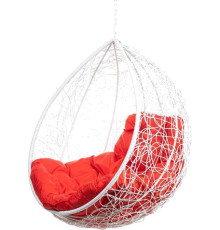 Подвесное кресло BiGarden Tropica BS без стойки белый/красный