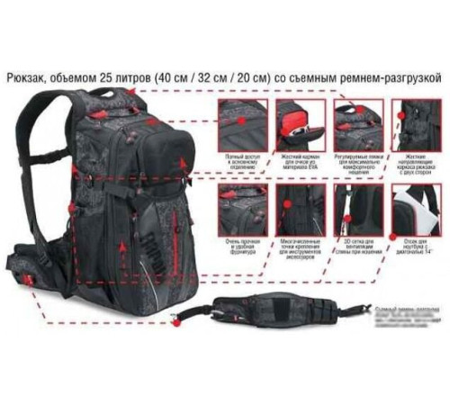 Городской рюкзак Rapala RUBP черный