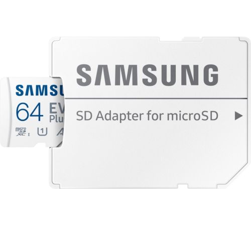 Карта памяти Samsung EVO Plus 2024 microSDXC 64GB с адаптером