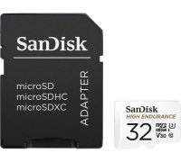 Карта памяти SanDisk High Endurance microSDHC SDSQQNR-032G-GN6IA 32GB с адаптером