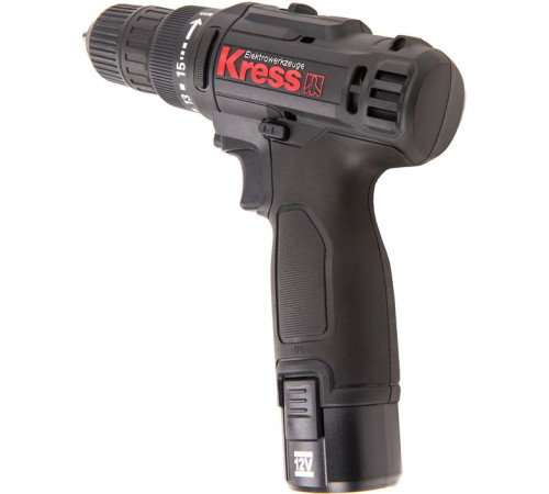 Дрель-шуруповерт Kress KU201.2 с 2-мя АКБ, сумка