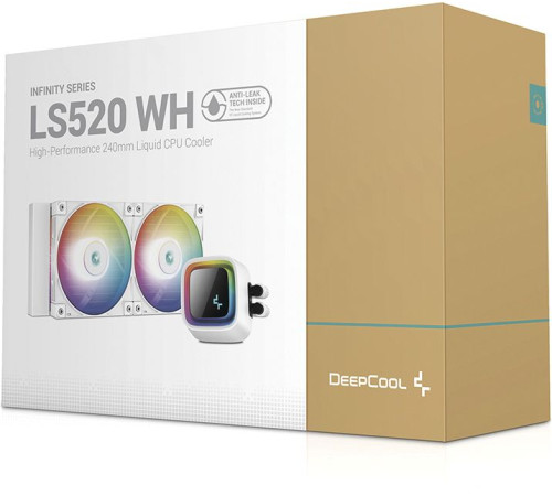 Система жидкостного охлаждения для процессора DeepCool LS520 WH R-LS520-WHAMNT-G-1
