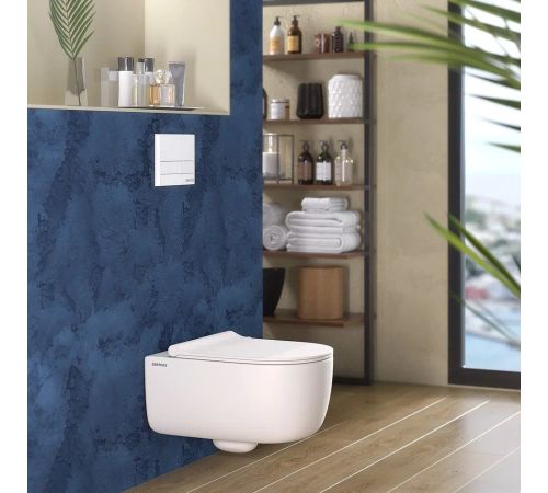 Унитаз подвесной Berges Wasserhaus Ego XL Rimless 082218