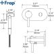 Смеситель FRAP F7505-9