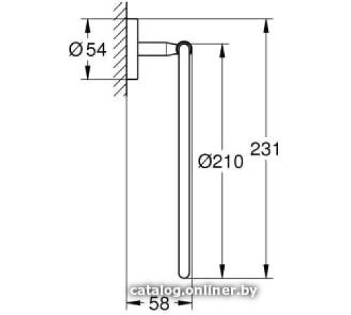 Кольцо для полотенца Grohe Grohe 40460001