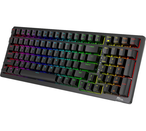 Клавиатура Royal Kludge RK98 RGB черный, RK Brown