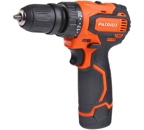 Дрель-шуруповерт Patriot BR 369Li 180201369 с 2-мя АКБ, кейс