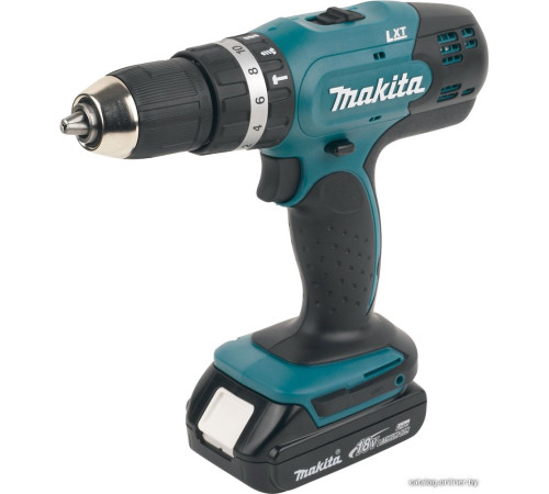 Ударная дрель-шуруповерт Makita DHP453SYE с 2-мя АКБ, кейс