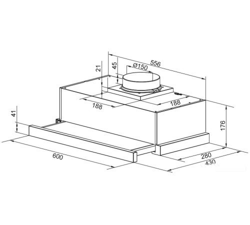 Кухонная вытяжка Zigmund & Shtain K 017.6 W