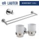Набор аксессуаров для ванной Lauter 21SH72081 + 21SH72091 + 21SH70021 Chrome, 3 предмета