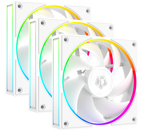 Комплект вентиляторов для корпуса ID-Cooling AF-127-ARGB-W TRIO