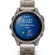 Умные часы Garmin Fenix 8 Sapphire, Titanium 47мм светло-серый, титановый ремешок