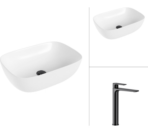 Умывальник Lauter 21493A + Reef 21CK8678BS