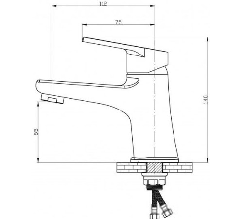 Смеситель РМС SL132-001F