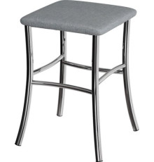 Табурет ВВР Квадрат рогожка серый