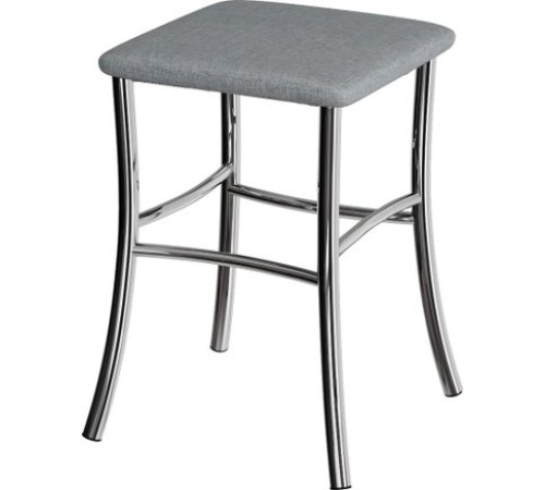 Табурет ВВР Квадрат рогожка серый