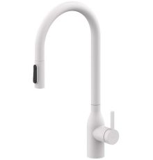 Смеситель Paulmark Iniversal Un213880-WH белый/белый матовый