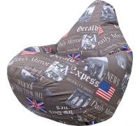 Кресло-мешок Flagman Груша Макси Г2.7-05 Times коричневый