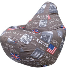 Кресло-мешок Flagman Груша Макси Г2.7-05 Times коричневый