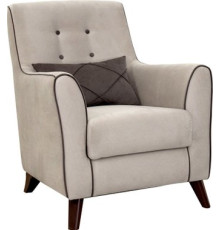 Интерьерное кресло Нижегородмебель Френсис ТК 262 офелия/амиго велюр, бежевый