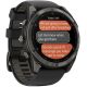 Умные часы Garmin Fenix 8 Pro 51 мм серый, черный силиконовый ремешок