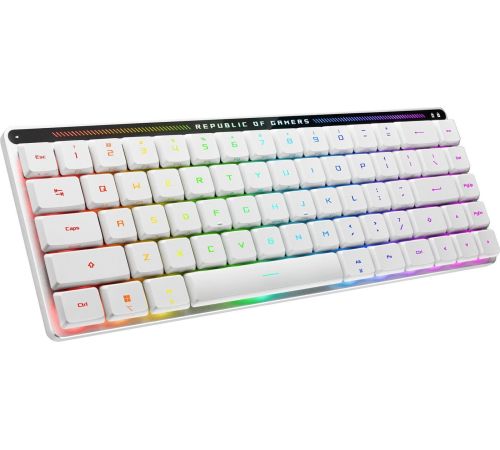 Клавиатура ASUS ROG Falchion Moonlight White ASUS RX Low Profile Red
