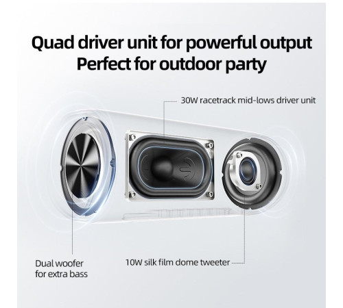 Беспроводная колонка QCY SP7 черный