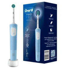 Электрическая зубная щетка Oral-B Vitality Pro D103.413.3 Protect X Clean D103.413.3 голубой