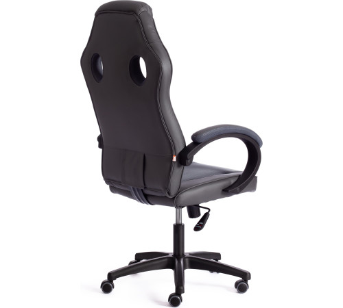 Кресло TetChair Racer Gt New кож/зам/ткань, металлик/серый, 36/12