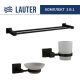 Набор аксессуаров для ванной Lauter 21SH6062 + 21SH6052 + 21SH6022 Matt Black, 3 предмета