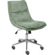 Офисное кресло AksHome Lola зеленая рогожка GY91-14/хром