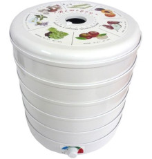 Сушилка для овощей и фруктов Спектр-Прибор Ветерок ЭСОФ2-0.5/220 5 поддонов, белый