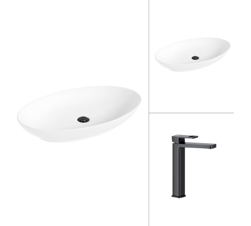 Умывальник Lauter 21571 + Cascade 21СК0655BS