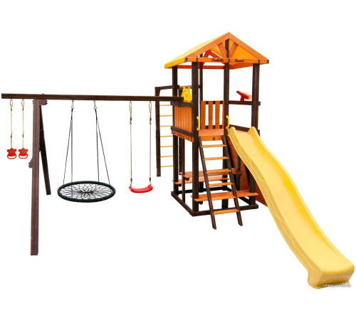 Игровой комплекс Perfetto Sport Bari-8 качели лодочка, паутина