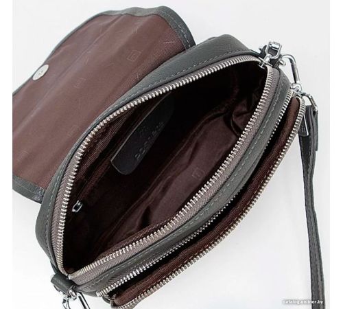 Женская сумка Poshete 892-H8347H-DGR темно-серый