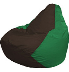 Кресло-мешок Flagman Груша Мега XXXL Г3.1-321 коричневый/зеленый