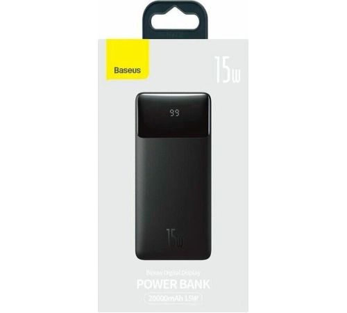 Внешний аккумулятор Baseus Bipow Digital Display 20000mAh черный