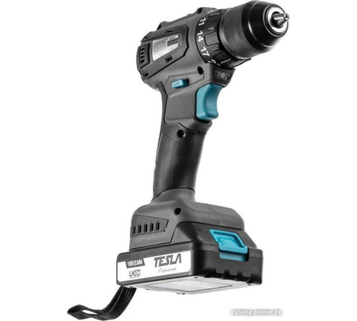 Дрель-шуруповерт Tesla TCD18BL 840369 с 2-мя АКБ, кейс