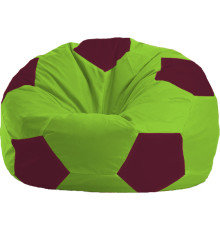 Кресло-мешок Flagman Мяч Стандарт М1.1-169 салатовый/бордовый