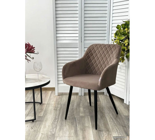 Стул с подлокотниками M-City Brandy 629M05173 505-5 тауп/черный