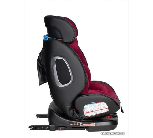 Детское автокресло Farfello Isofix YB102A2 бордовый/экокожа