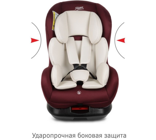 Детское автокресло Siger Наутилус Lux KRES4013 бархатный гранат